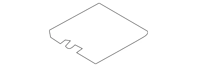Cup Holder Mat - Driver's Side (LH) - Volvo (8613258)