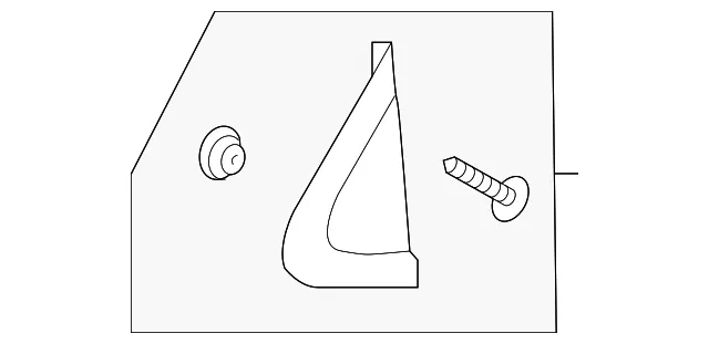 Corner Trim - Passenger Side (RH) - Kia (86190-D9200)