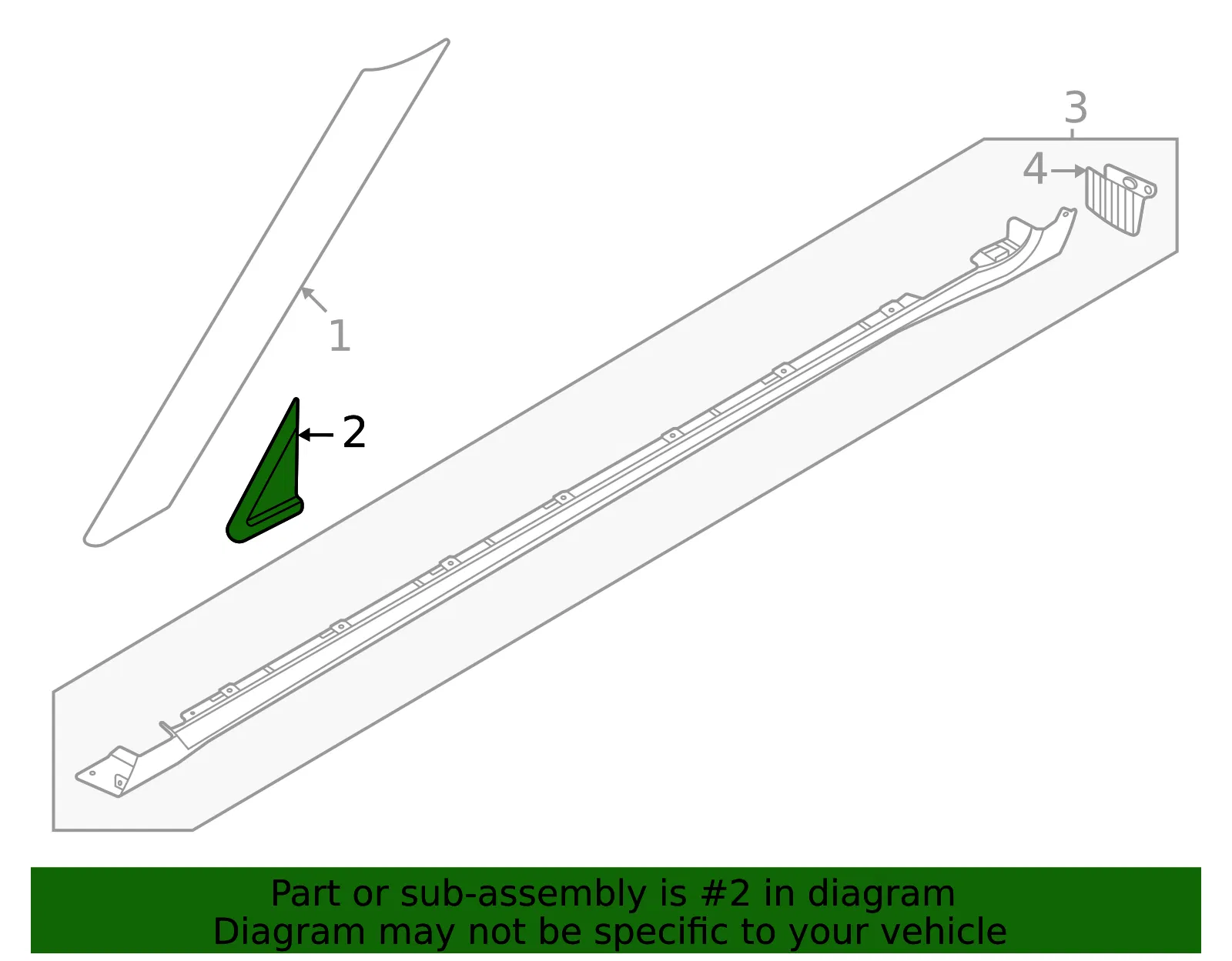 Corner Trim - Kia (86210-R0000) - view 2