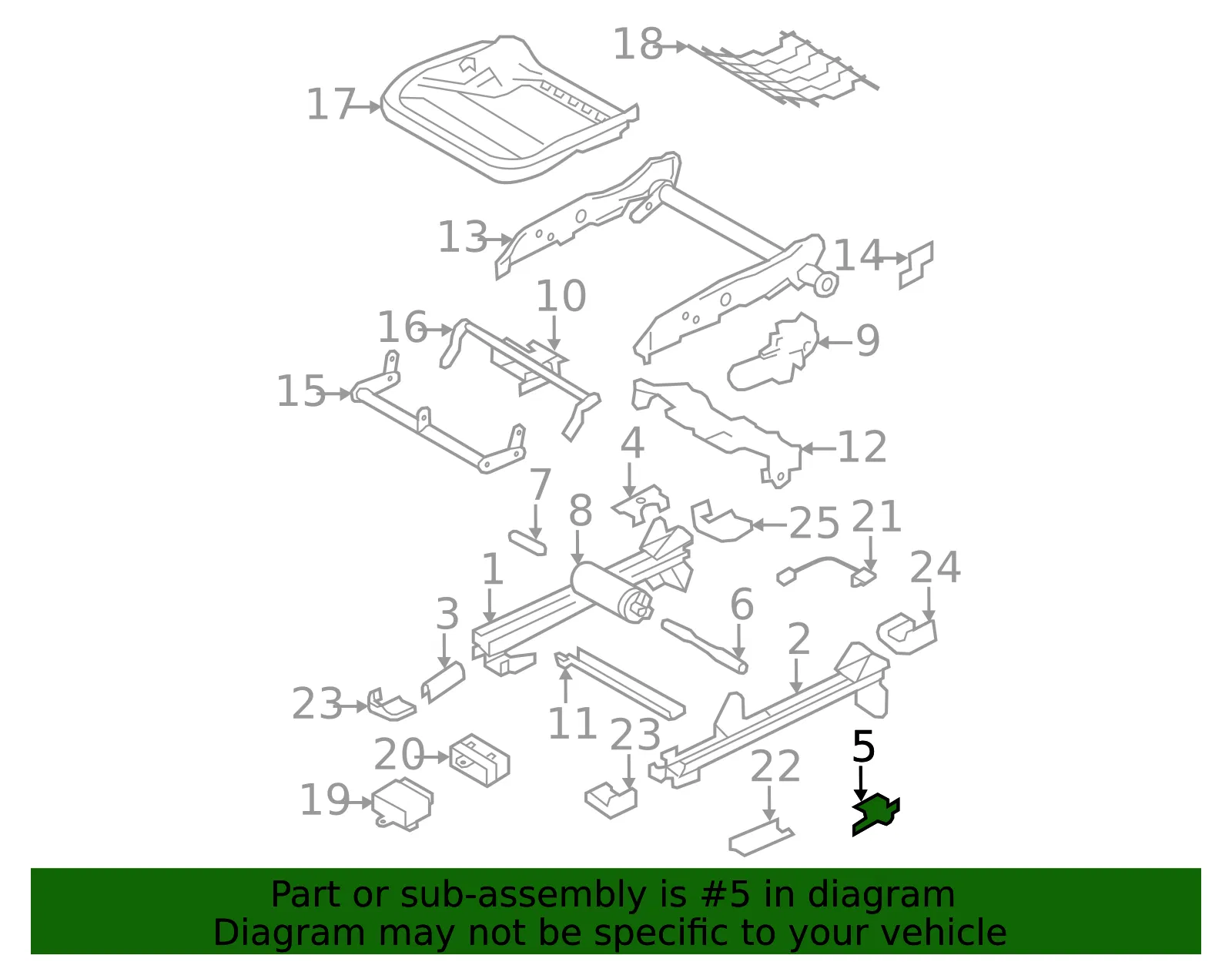 Seat Track Dust Shield - Volvo (8621448) - view 2