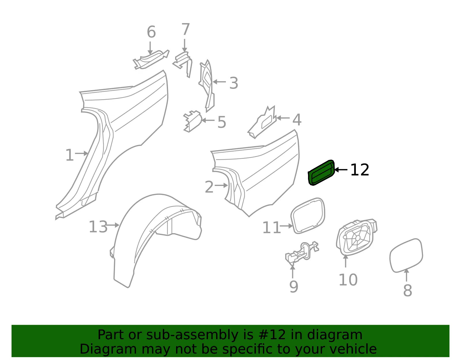 Air Outlet Vent - Volvo (8623252) - view 3