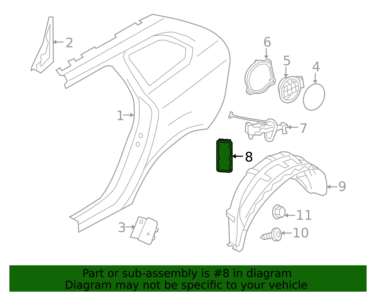 Pressure Vent - Volvo (8623444) - view 3