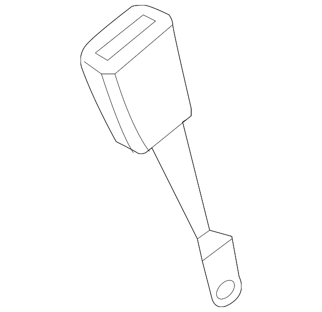 Seat Belt Receptacle - Volvo (8626784)