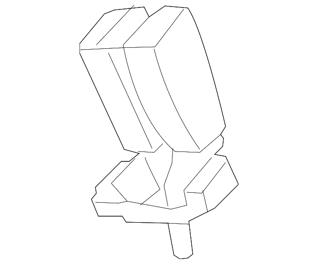 Buckle - Passenger Side (RH) - Volvo (8632321) - view 2