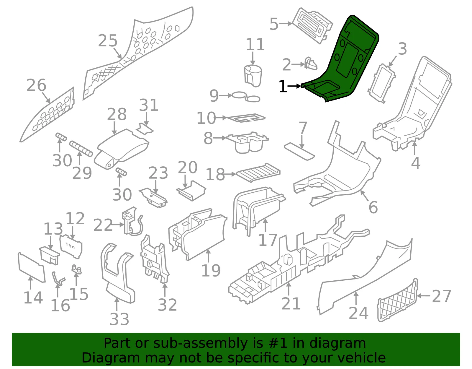 Decor Panel, Center Console And Dashboard - Volvo (8632424) - view 3