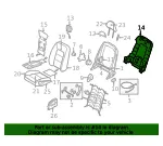 Seat Back Panel - Volvo (8639039) - view 4