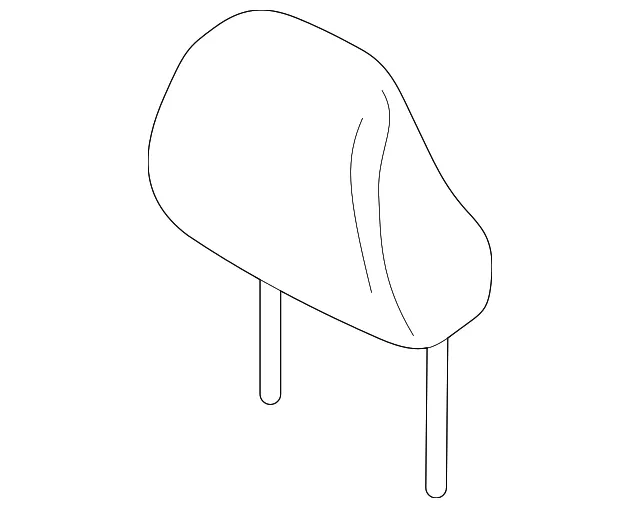 Headrest - Nissan (86400-6LM2E)