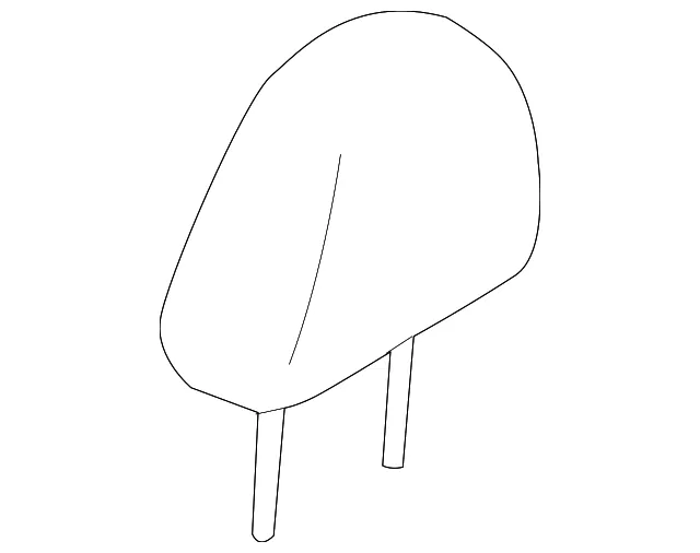 Headrest - Nissan (86400-9KF1B)