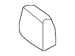 Headrest - Nissan (86430-1PC0A) - view 3