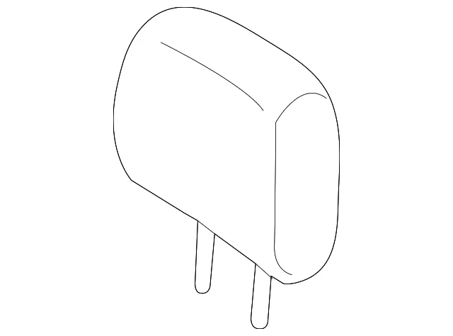 Headrest, Outer - Nissan (86430-3KE0B)