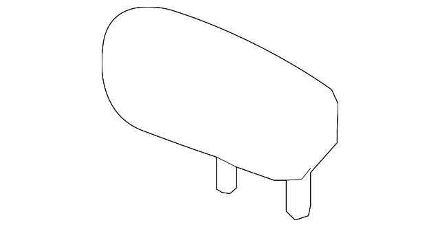 Headrest, Outer - Nissan (86430-4BB2B)