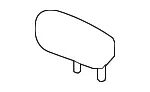 Headrest, Outer - Nissan (86430-4BB2B) - view 3