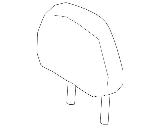 Headrest, Outer - Nissan (86430-5AB0C)