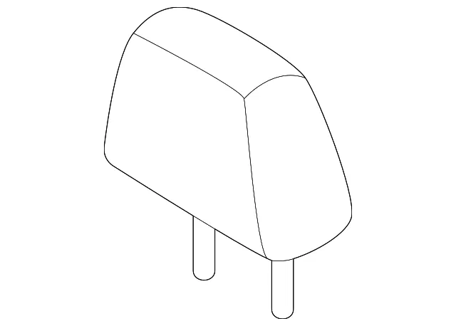 Headrest, Outer - Nissan (86430-5MP1B)