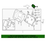 Headrest, Outer - Nissan (86430-6MA1A) - view 4