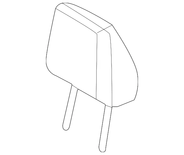 Headrest, Outer - Nissan (86430-6TE8B)