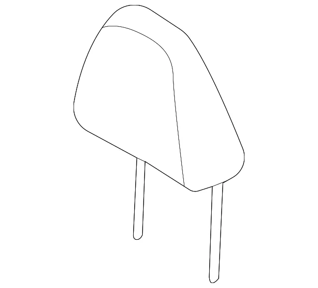 Headrest, Outer - Nissan (86430-6TE9B)