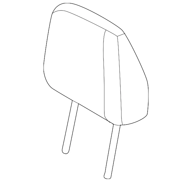 Headrest, Outer - Nissan (86430-6TF9C)