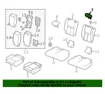 Headrest, Outer - Nissan (86430-7FA0B) - view 4