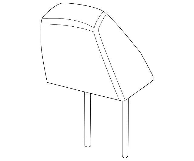 Headrest, Outer - Nissan (86430-7LG0A)