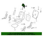 Headrest, Outer - Nissan (86430-9A45A) - view 4