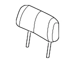 Headrest - Nissan (86430-9BA2C) - view 3