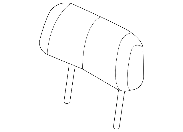 Headrest - Nissan (86430-9BA4C) - view 3