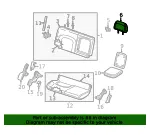 Headrest - Nissan (86430-9BD1A) - view 4