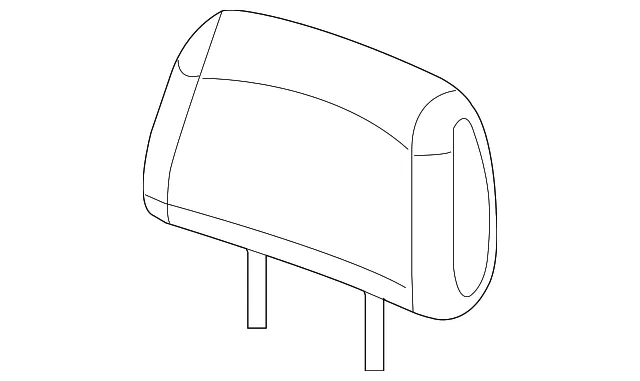 Headrest - Nissan (86430-9BD5D) - view 2