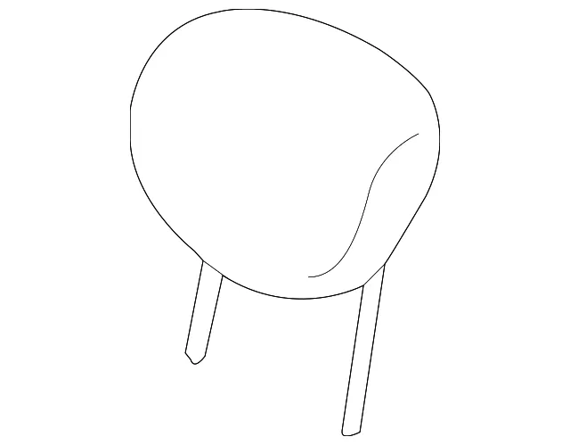 Headrest - Nissan (86430-9KN4A)