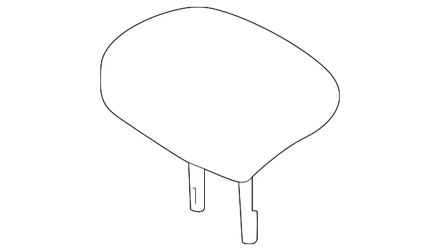 Headrest, Center - Nissan (86460-6MD4A)