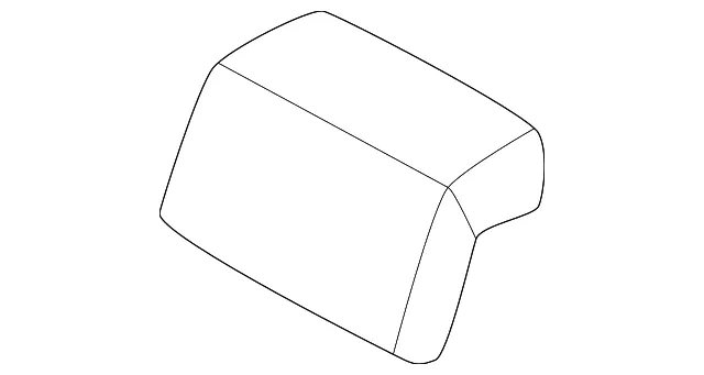 Headrest, Center - Nissan (86460-6TC6B)