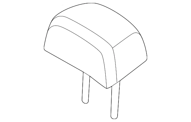 Headrest, Center - Nissan (86460-7JA0A)