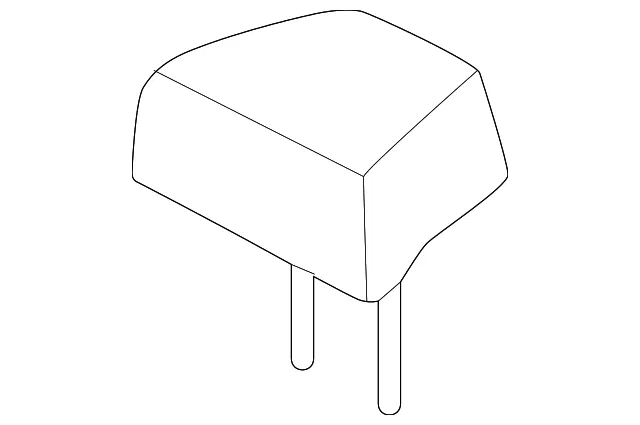 Headrest, Center - Nissan (86460-7LG1A)
