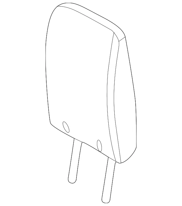 Headrest, Outer - Nissan (86480-6TA0B)