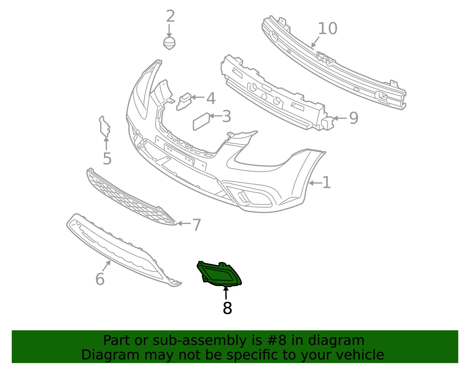 Trim Bezel - Driver's Side (LH) - Kia (86561-1G600) - view 2