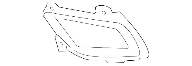 Trim Bezel - Passenger Side (RH) - Kia (86562-1G600)