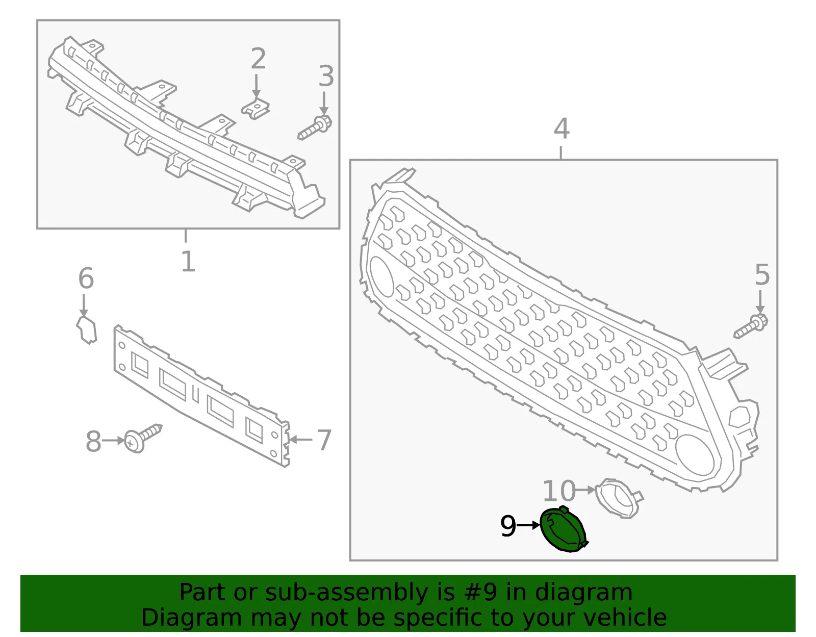 Trim Ring - Kia (86563-K0000) - view 2