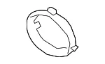 Trim Ring - Kia (86564-K0000) - view 3