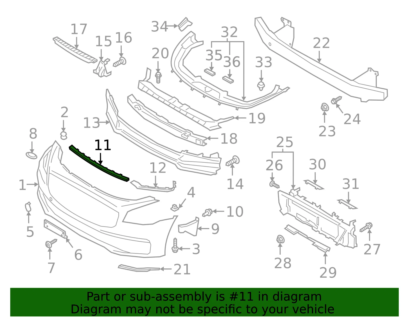 Front Trim - Kia (86565-J6000) - view 2