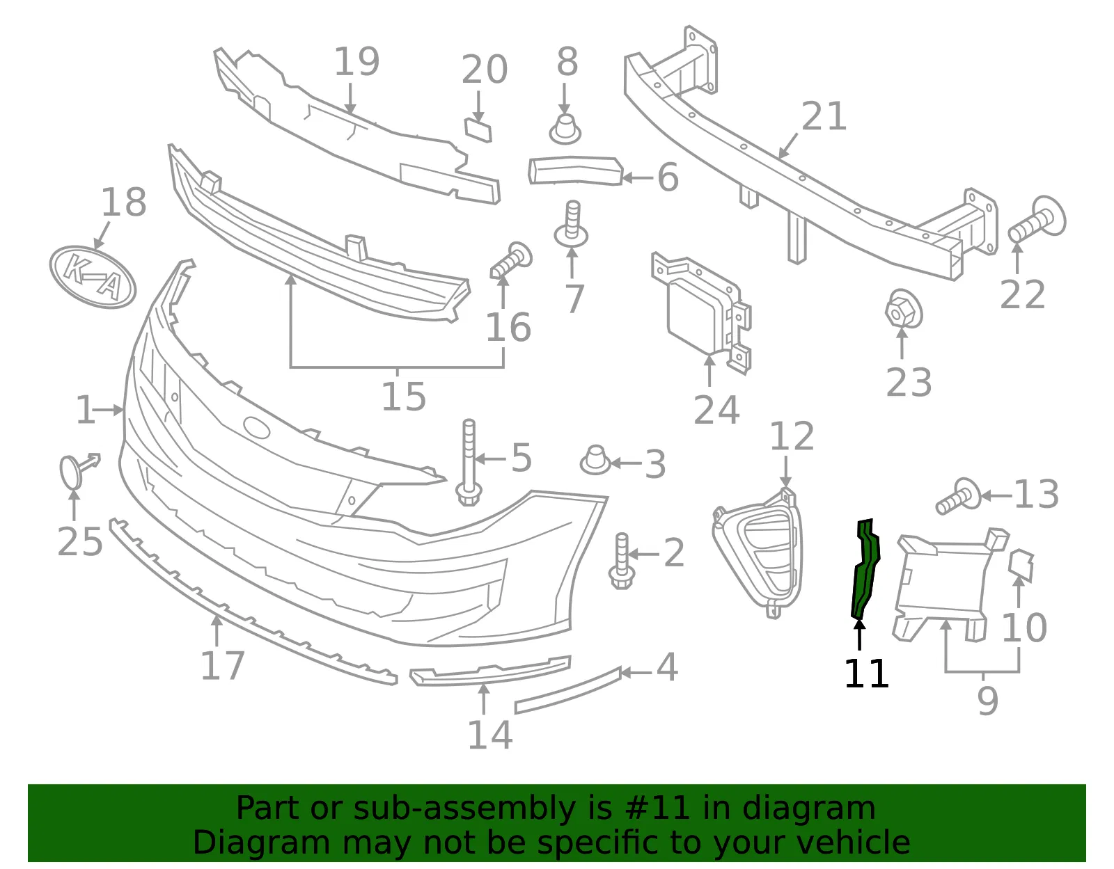 Trim Bezel - Kia (86567-D4000) - view 3