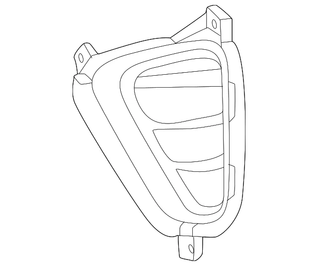 Trim Plate - Passenger Side (RH) - Kia (86568-D5200) - view 2