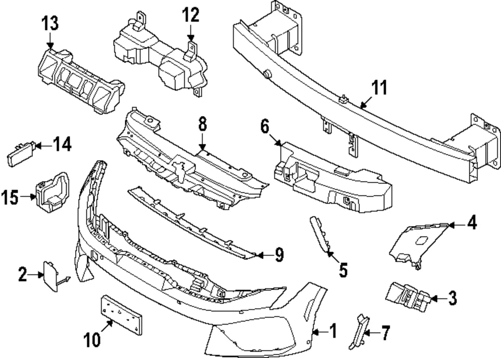 Trim Bezel - Kia (865A1-L2AC0CAD)