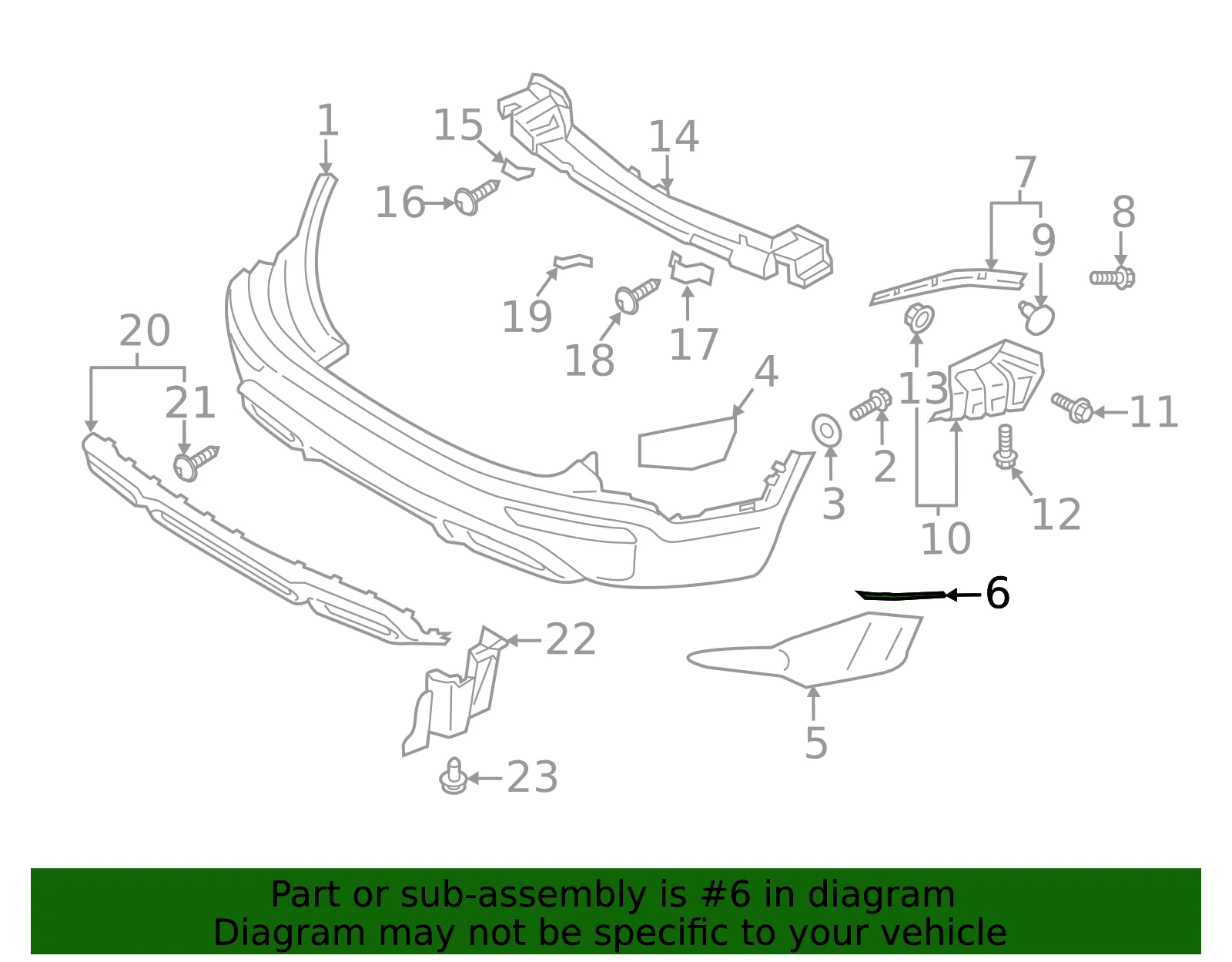 Side Trim Bracket - Passenger Side (RH) - Kia (86626-S9000) - view 2