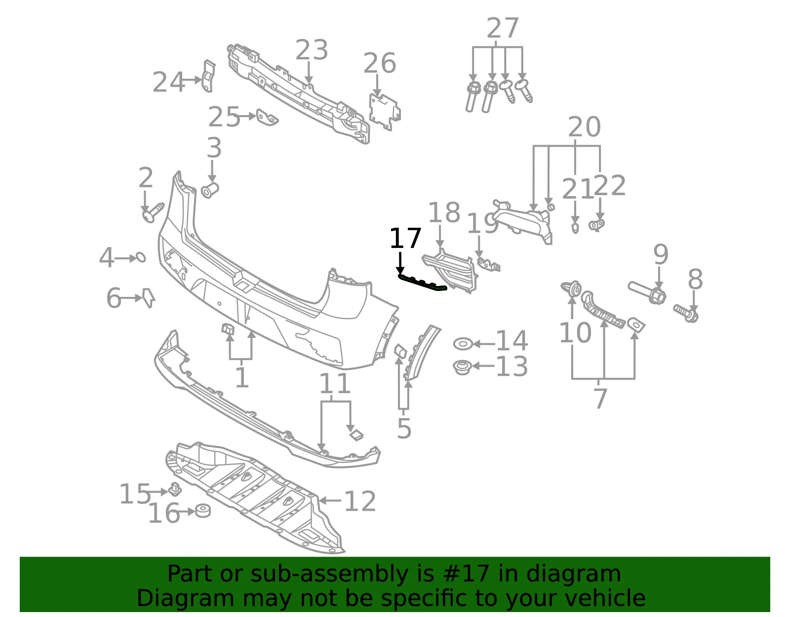 Trim Panel - Kia (86628-Q4000) - view 2