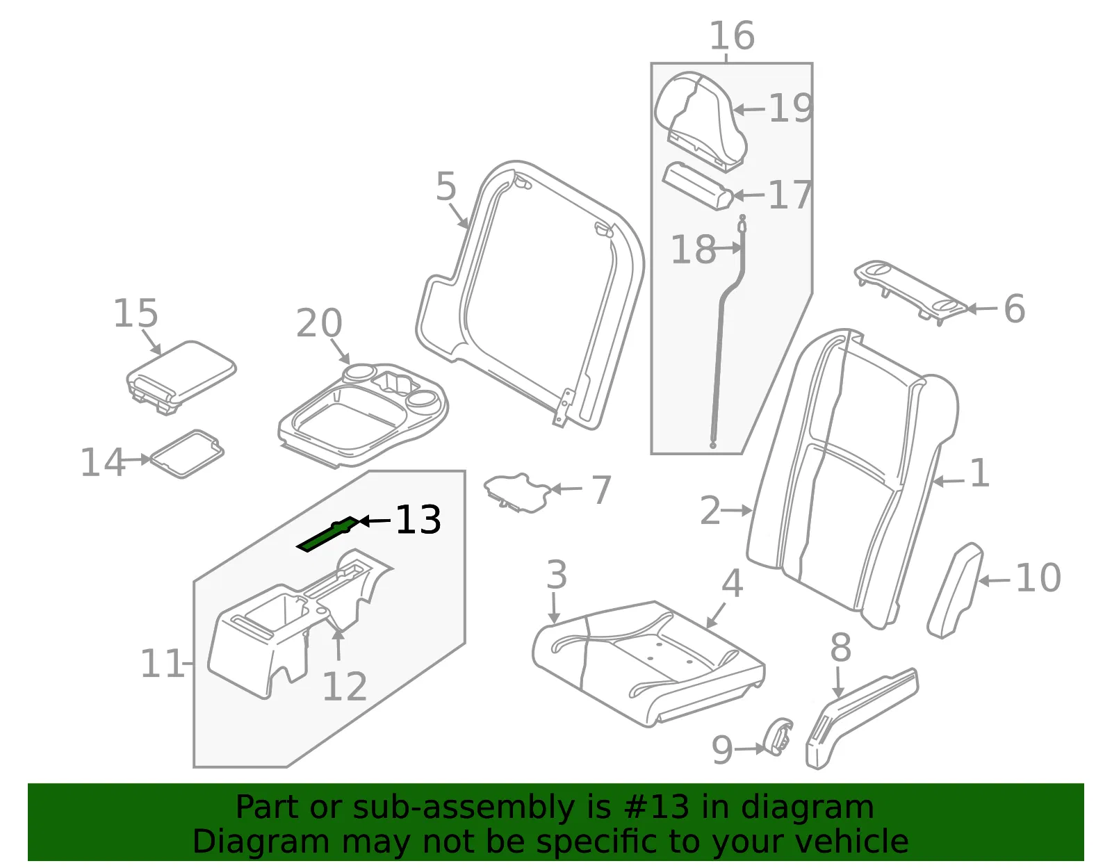 Compartment Box Insert - Volvo (8665781) - view 3