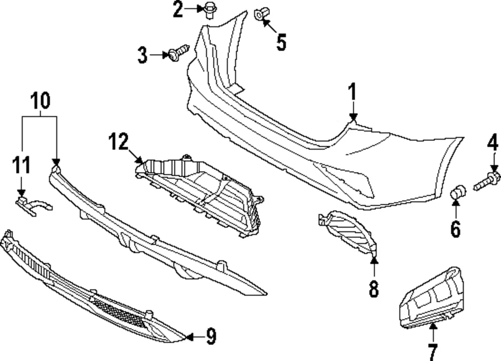 Trim Cover - Kia (86664-M7EA0)