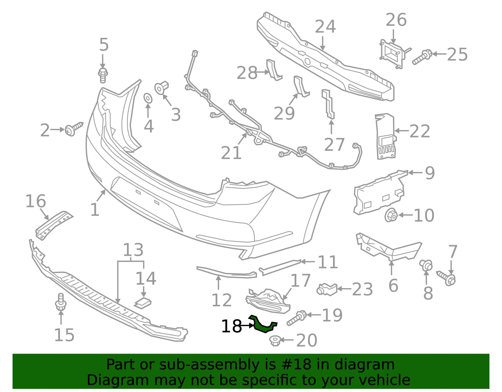 Trim Ring Cover - Passenger Side (RH) - Kia (86672-F6000) - view 2