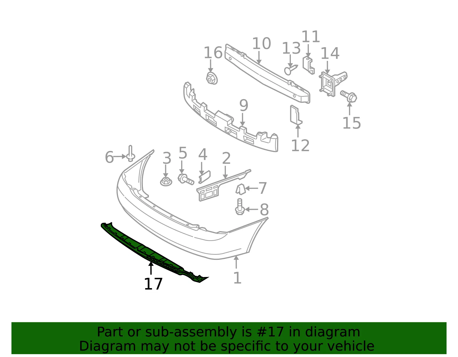 Lower Trim Panel - Kia (86695-1L000) - view 2