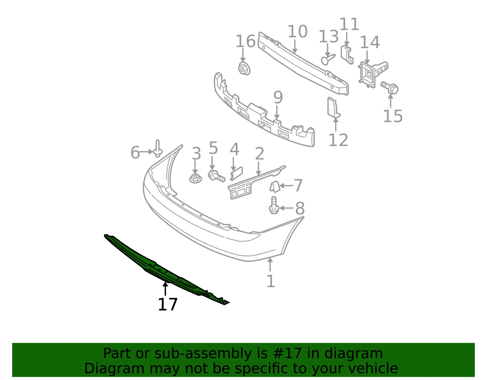 Lower Trim Panel - Kia (86695-1L200) - view 2
